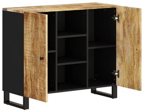 tömör mangófa tálalószekrény 2 ajtóval 90 x 33 x 75 cm