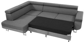 Sarok ülőgarnitúra állítható fejtámlával Jelara (B) (öko-bőr soft 017 + lux 05). 1051141