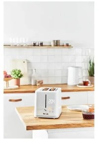 Tefal - Kenyérpirító két lyukkal SENSE 850W/230V fehér