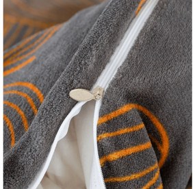 Mikroplüss ágyneműhuzat TESICA szürke Ágyneműhuzat mérete: 70 x 80 cm | 140 x 200 cm