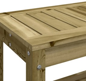 impregnált fenyőfa kerti pad 108 x 35 x 45 cm
