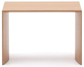 Tárolóasztal tölgyfa dekorral 40x55 cm Litto – Kave Home