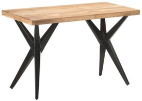 tömör akácfa étkezőasztal 120 x 60 x 76 cm