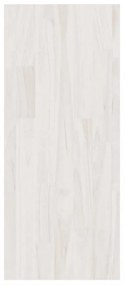 fehér fenyőfa könyvszekrény térelválasztó 100 x 30 x 71,5 cm