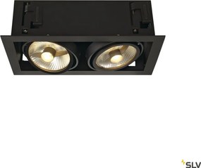 SLV KADUX 115550 Beépíthető spotlámpa 2x75W/GU10/ES111 IP20