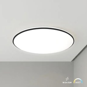 LED mennyezeti lámpa HUGO LED/16/24/32W/230V 3000/4000/6500K átm. 37 cm IP54 fekete