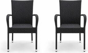 PARIS Kerti rattan szék szett - 2 db