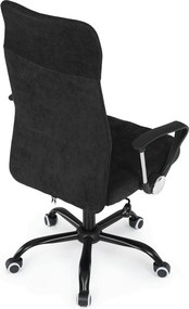 KA-W3109 fekete szövet irodai szék hinta mechanizmussal