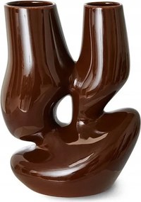 Espresso váza, organikus, barna, Khaliving