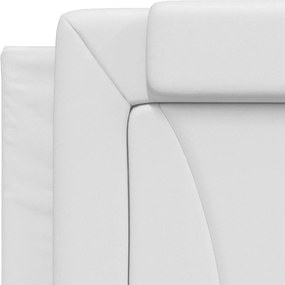 fehér műbőr fejtámla párna Viana 183 cm