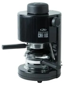 Szarvasi SZV-620 CAFE LUX kávéfőző, 800W, fekete színű, gőzcsappal, üveg kiöntő, biztonsági szelep, 304kPa nyomás