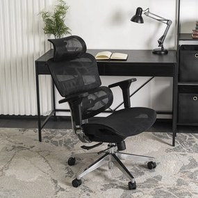 Fotel Obrotowy NINO Ergonomiczny Czarny