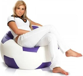 Babzsák labda sport l eco-bőr 325l TiaHome - lila