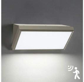 Brilagi-LED kültéri fali lámpa TRIANGLE LED/20W/230V szürke IP65 érzékelővel