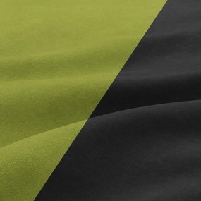 Hewlet kanapéágy, szövet anyag, hab töltet, fekete - zöld