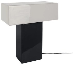 Fekete asztali lámpa (magasság 35 cm) Grato Recto – Leitmotiv