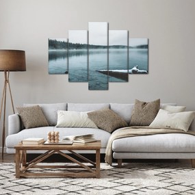 Kép - jeges északi tó (150x105 cm)