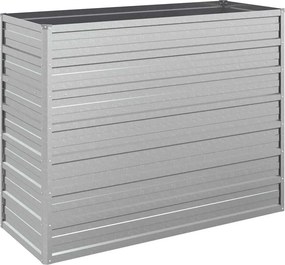 vidaXL ezüstszínű horganyzott acél kerti magaságyás 100 x 40 x 77 cm