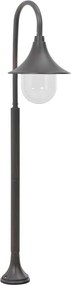 vidaXL bronzszínű alumínium kerti állólámpa, E27, 120 cm