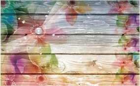 Fotótapéta virág deszka fotótapéta 312 x 219