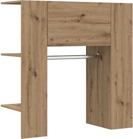 vidaXL előszobaszekrény Artisan tölgy 97,5x37x99 cm Gépesített fa