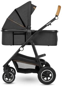 Lionelo - Kombinált babakocsi 2 az 1-ben AMBER szürke grafit