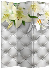 Paraván - Liliom virágok (126x170 cm)