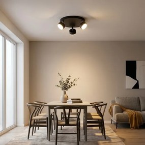 Brilagi - LED spotlámpa MONO 3xGX53/30W/230V fekete
