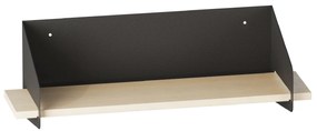Fali polc Long Arm - Fekete