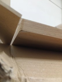 AKCIÓ MADO étkezőasztal fekete, artisan tölgy dekorral, 120x80cm, II. osztály