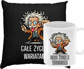 Párna Bögre Szett Egy élet az őrültekkel Ajándék