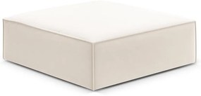 Bézs bársony lábtartó Vanda – Mazzini Sofas