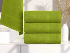 CLARYSSE ELEGANCE törölköző 60x110 cm zöld, 100% pamut