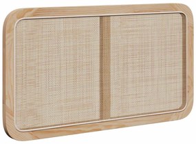 Fejtámla fejtámlával Természetes 100 x 55 x 3 cm Rattan