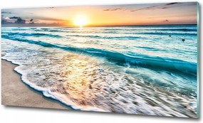 Fotó vászonkép edzett üveg New York éjszaka 100x70