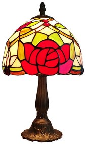 Brilagi - Tiffany vitrázs asztali lámpa GARLAN 1xE14/40W/230V
