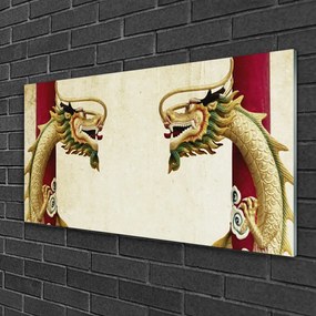Akrilkép sárkány Art 100x50 cm