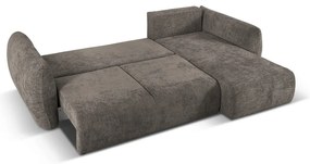 Szürke sarokkanapé (jobb oldali) Matera – Cosmopolitan Design