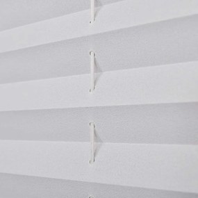 Plisse Roló 70 x 125 cm Fehér Redős Roló