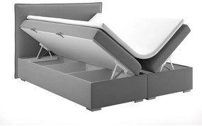 Franciaágy Boxspring 180 cm Carla (szürke) (tárolóhellyel). Akció -17%. 1020247