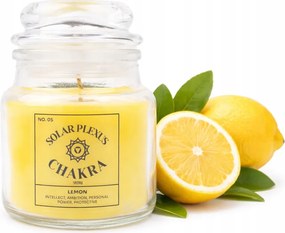 Szójagyertya myga Citrom üveg tégely 15 óra égés