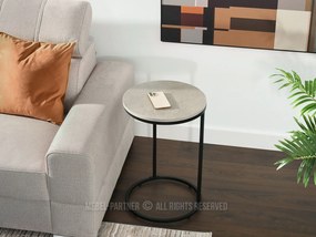 Dohányzóasztal Corden (beton + fekete). 1111587