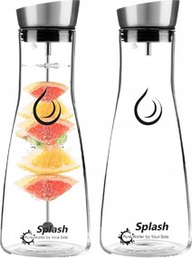 Splash Carafe, Gyümölcstartó bajonettel és automata dugóval.