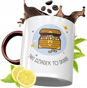 Bordó Bögre Nagypapának Születésnapra Ajándék fényképes nyomattal