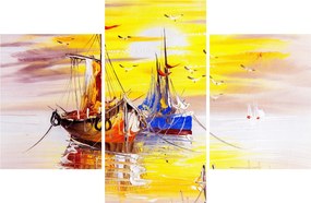 Kép - A csónak festménye (90x60 cm)