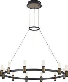 Függeszték Fekete Alamo ITALUX-PND-280110130-12A-MBL