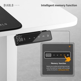 Diablo X-Tensio 1100 állítható magasságú íróasztal fehér