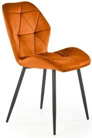 K-453 étkezőszék fahéj bársony