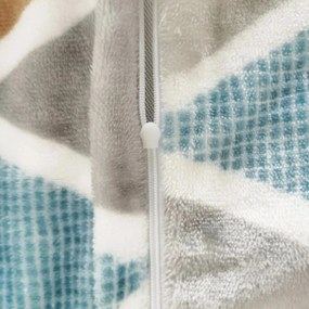 Triangel mikroplüss ágyneműhuzat 200x140cm+90x70cm TiaHome