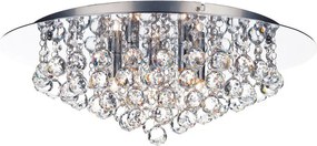 DAR LIGHTING PLU5450 PLUTO Kristály Mennyezeti Lámpa Csiszolt Króm G9 IP20